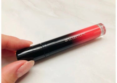 ラック シュプリア CR 01 ピーチコーラル/shu uemura/リップグロスを使ったクチコミ（1枚目）