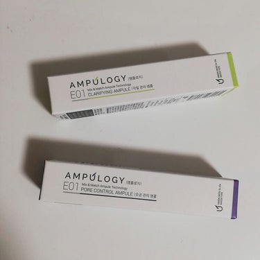 E01 毛穴管理アンプル/Ampulogy/美容液を使ったクチコミ（1枚目）