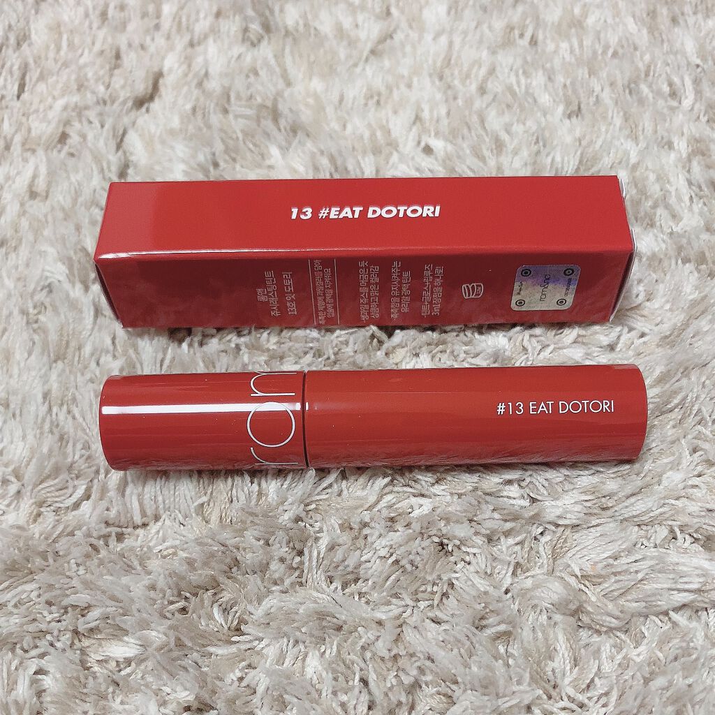 ジューシーラスティングティント/rom&nd/リップティントを使ったクチコミ（1枚目）