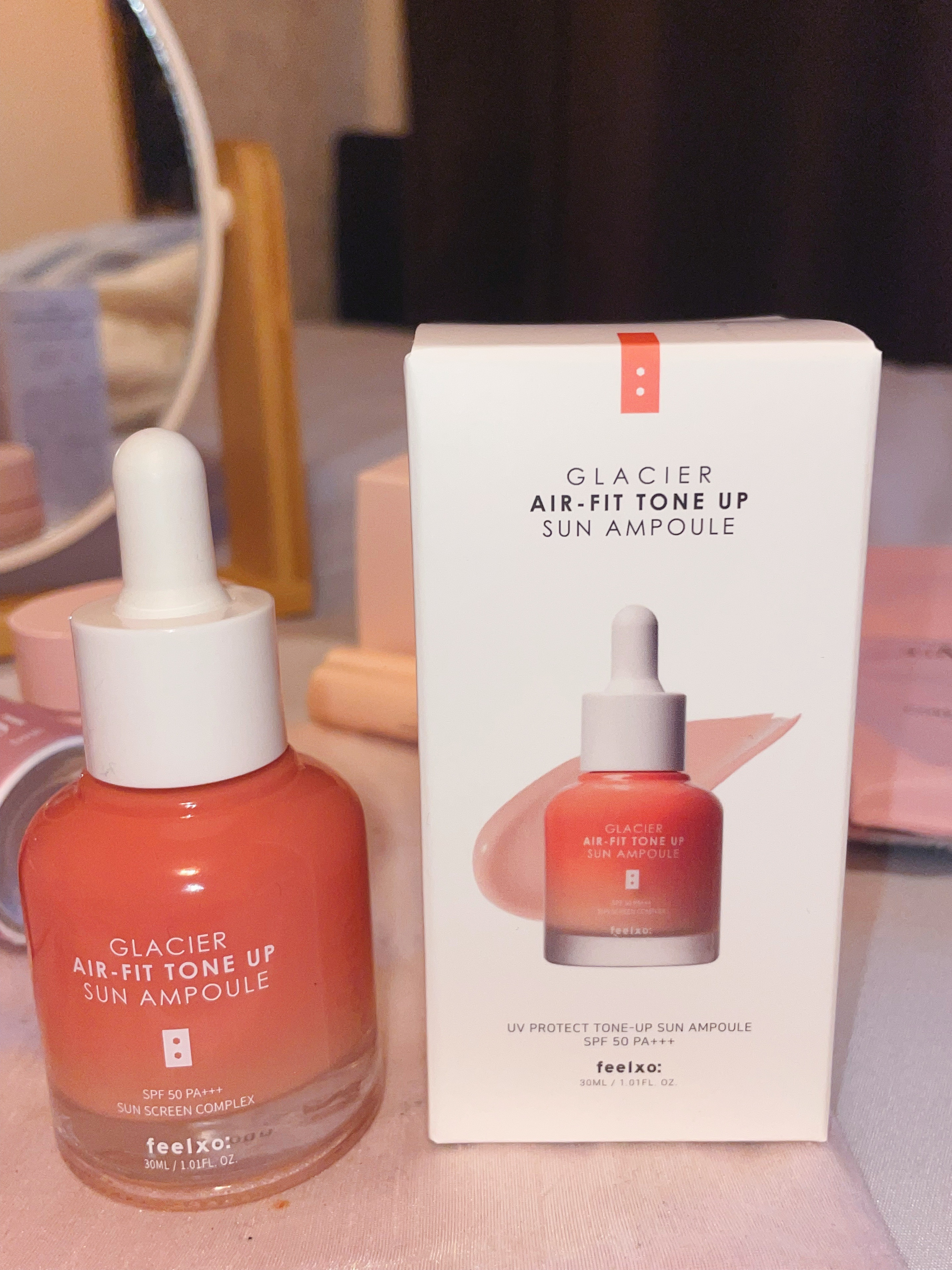 ピルソ グラシアエアフィットトーンアップサンアンプル SPF50 PA+++/feelxo/化粧下地を使ったクチコミ（2枚目）