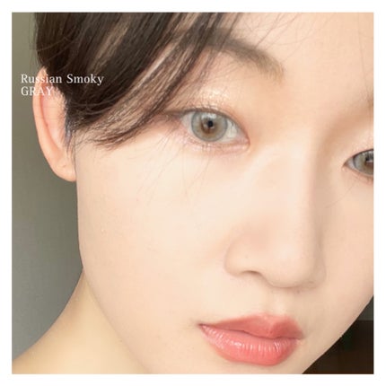 ロシアンスモーキー/OLENS/カラーコンタクトレンズを使ったクチコミ(6枚目)