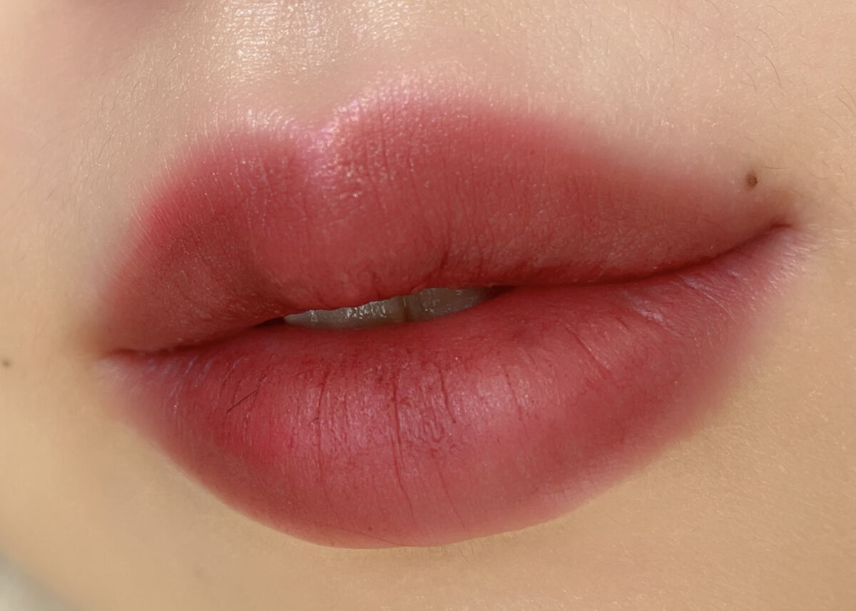 ミルクティーベルベットティント/rom&nd/リップティントを使ったクチコミ（1枚目）