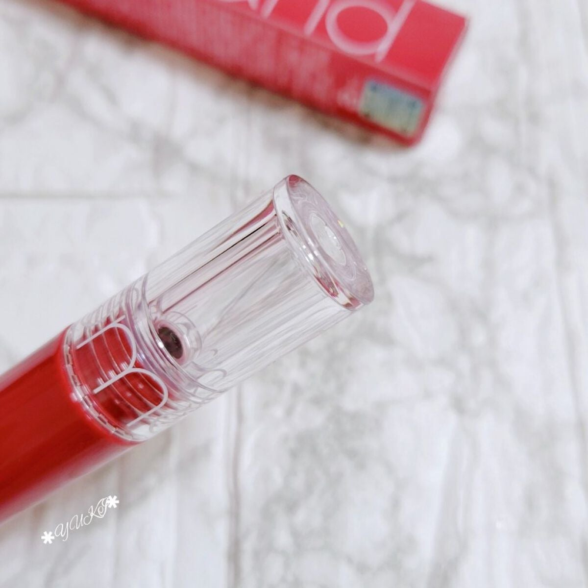 グラスティングウォーターティント/rom&nd/リップティントを使ったクチコミ(3枚目)