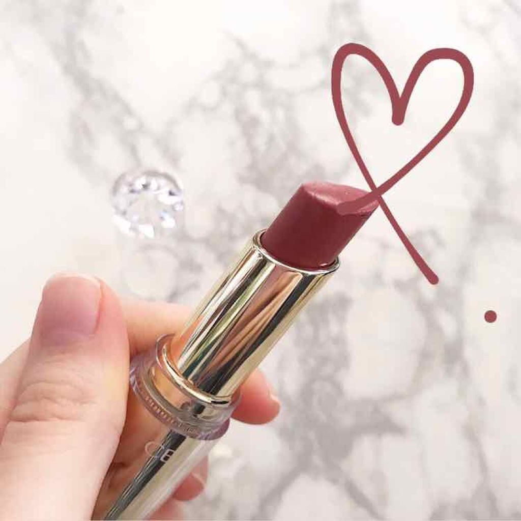 ラスティンググロスリップ/CEZANNE/口紅を使ったクチコミ（1枚目）