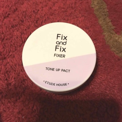 フィックス&フィックス パウダーフィクサー/ETUDE/ルースパウダーを使ったクチコミ(1枚目)