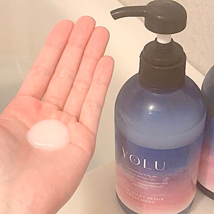 カームナイトリペアシャンプー/トリートメント/YOLU/市販シャンプーを使ったクチコミ(7枚目)