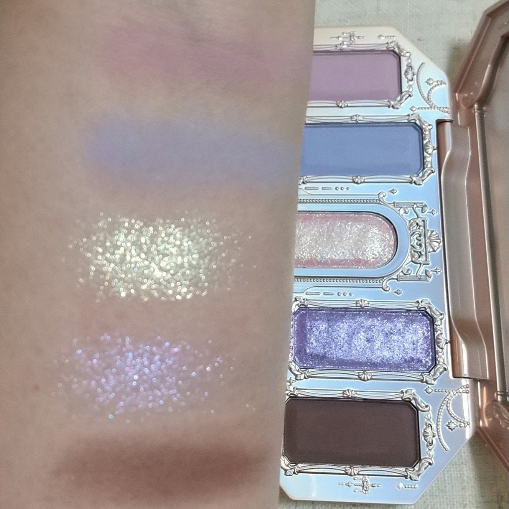 月光人魚シリーズ ジュエリーアイズ/FlowerKnows/アイシャドウパレットを使ったクチコミ(5枚目)