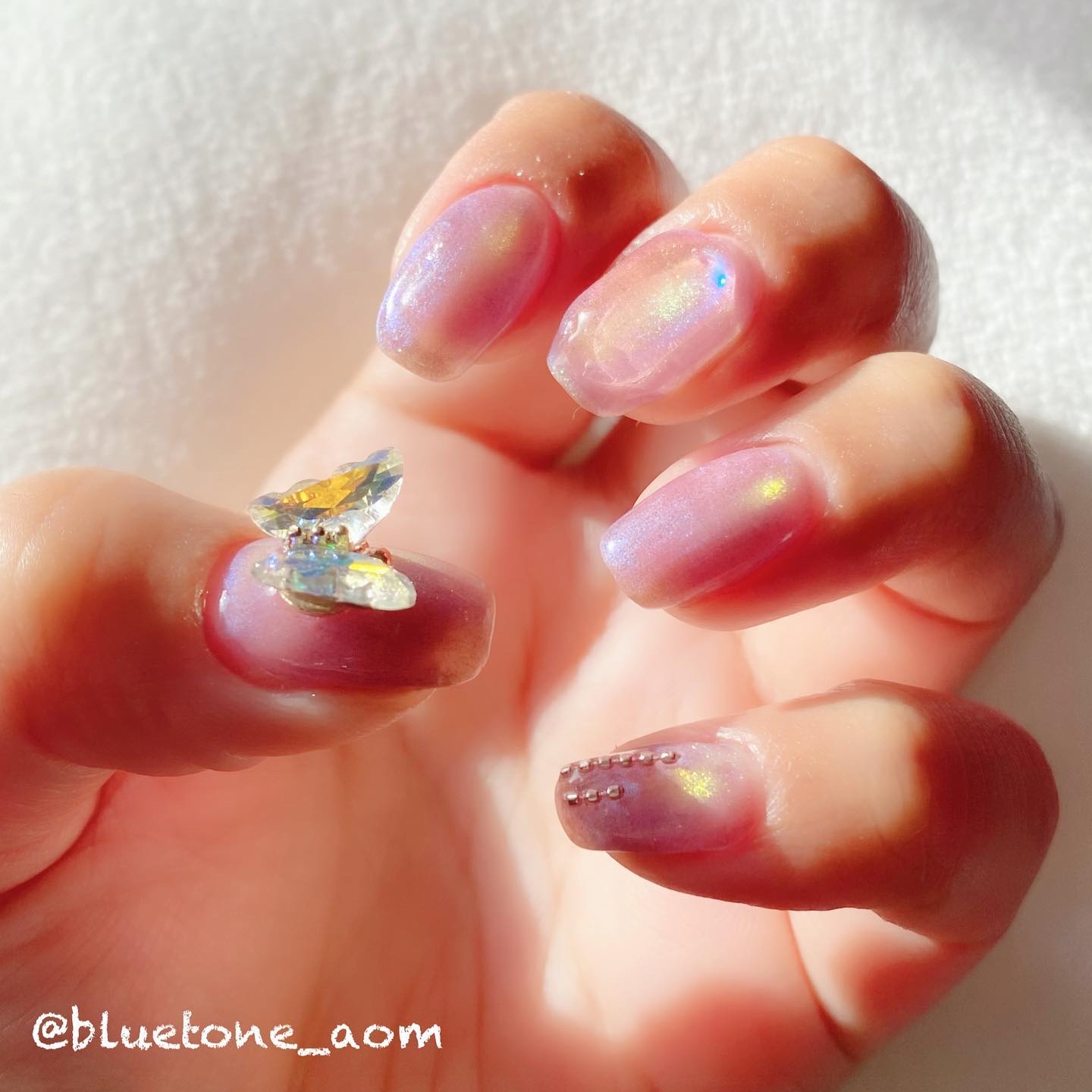 moonlight gel 08/ネイル工房/ジェルネイルを使ったクチコミ（1枚目）