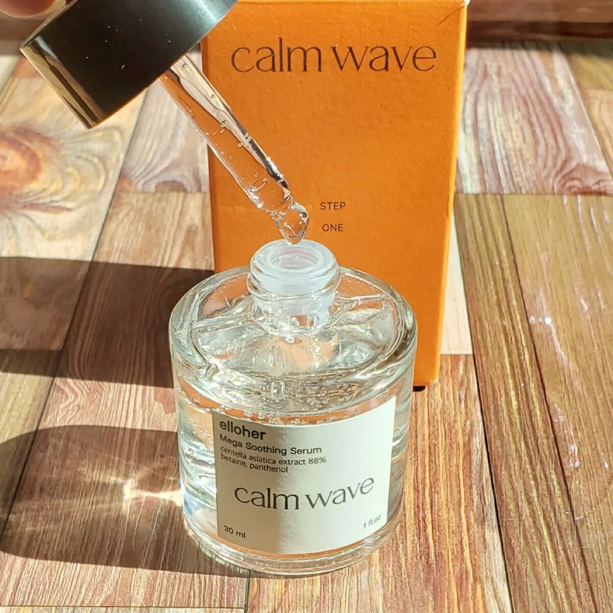 カームウェーブ - Mega Soothing Serum/elloher/美容液を使ったクチコミ(2枚目)