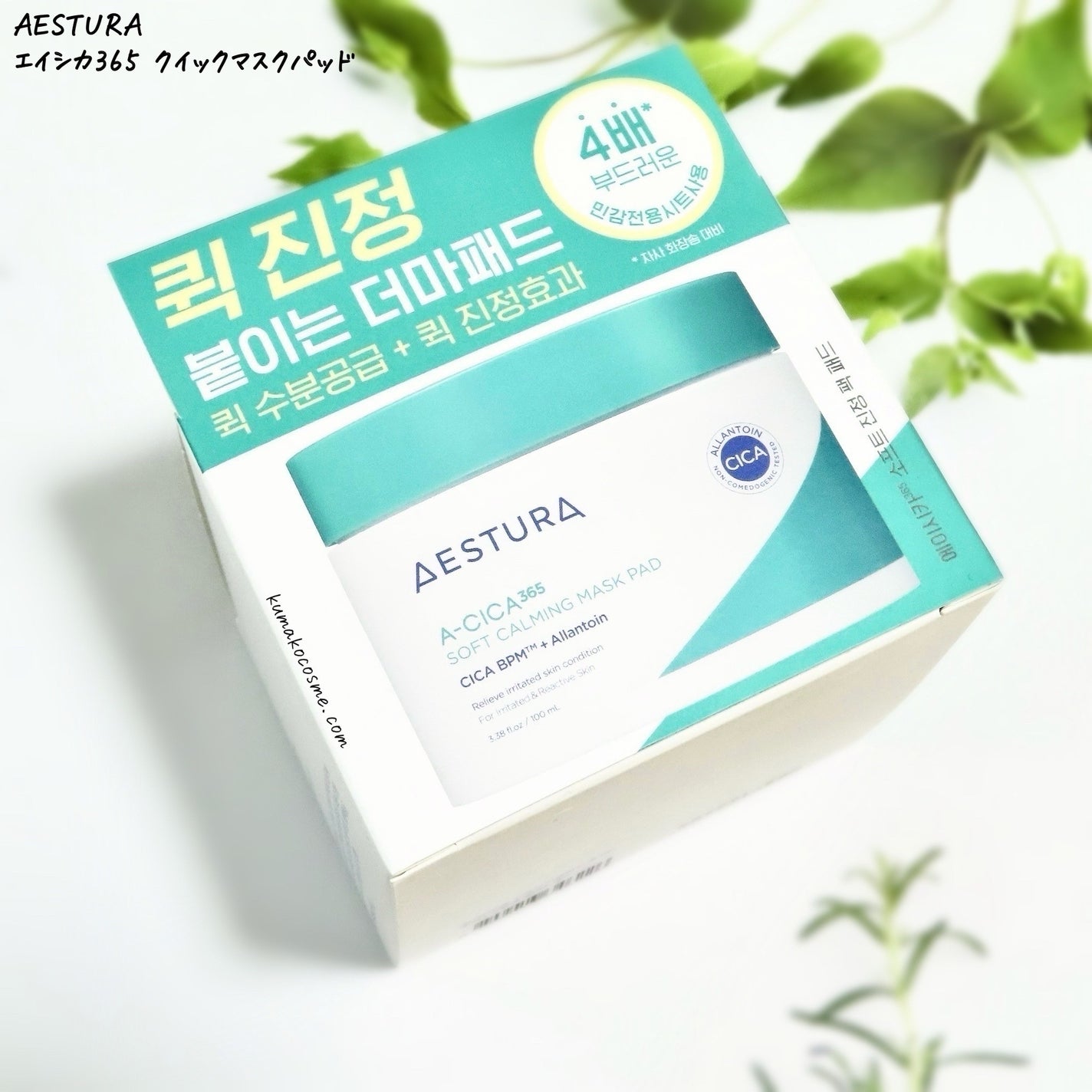 ã¢ãããªã¢365 ãã€ããã¯ãªãŒã /AESTURA/ãã§ã€ã¹ã¯ãªãŒã ã䜿ã£ãã¯ãã³ãïŒ10æç®ïŒ