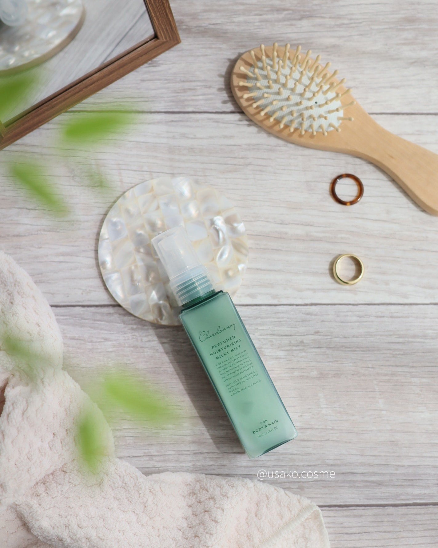 シャルドネ ボディー&ヘアミスト/グローバル プロダクト プランニング/ヘアミストを使ったクチコミ(4枚目)