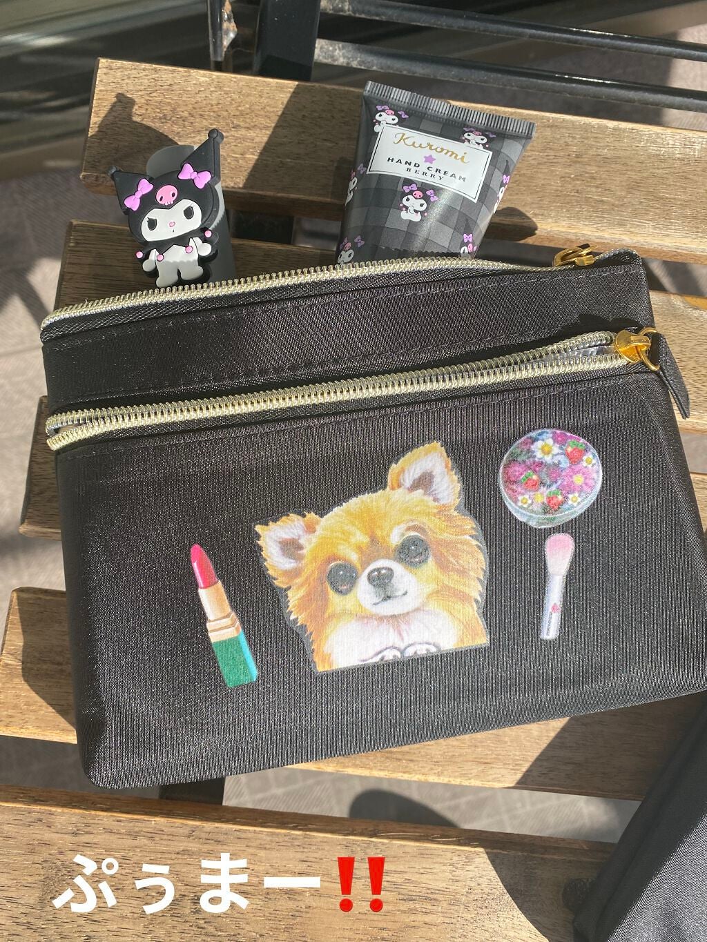 チワワ&コスメ柄ポーチ/わんDayペット/その他を使ったクチコミ(5枚目)