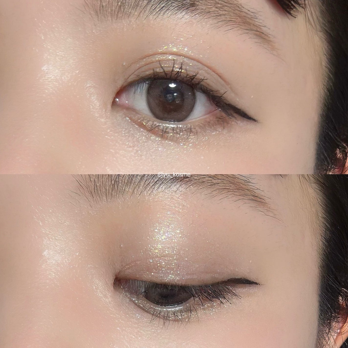 パラダイス シャイン アイ シークイン/DEAR DAHLIA/リキッドアイシャドウを使ったクチコミ(6枚目)