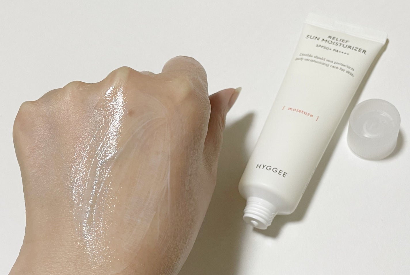 リリーフサンモイスチャライザー/HYGGEE/化粧下地を使ったクチコミ(3枚目)