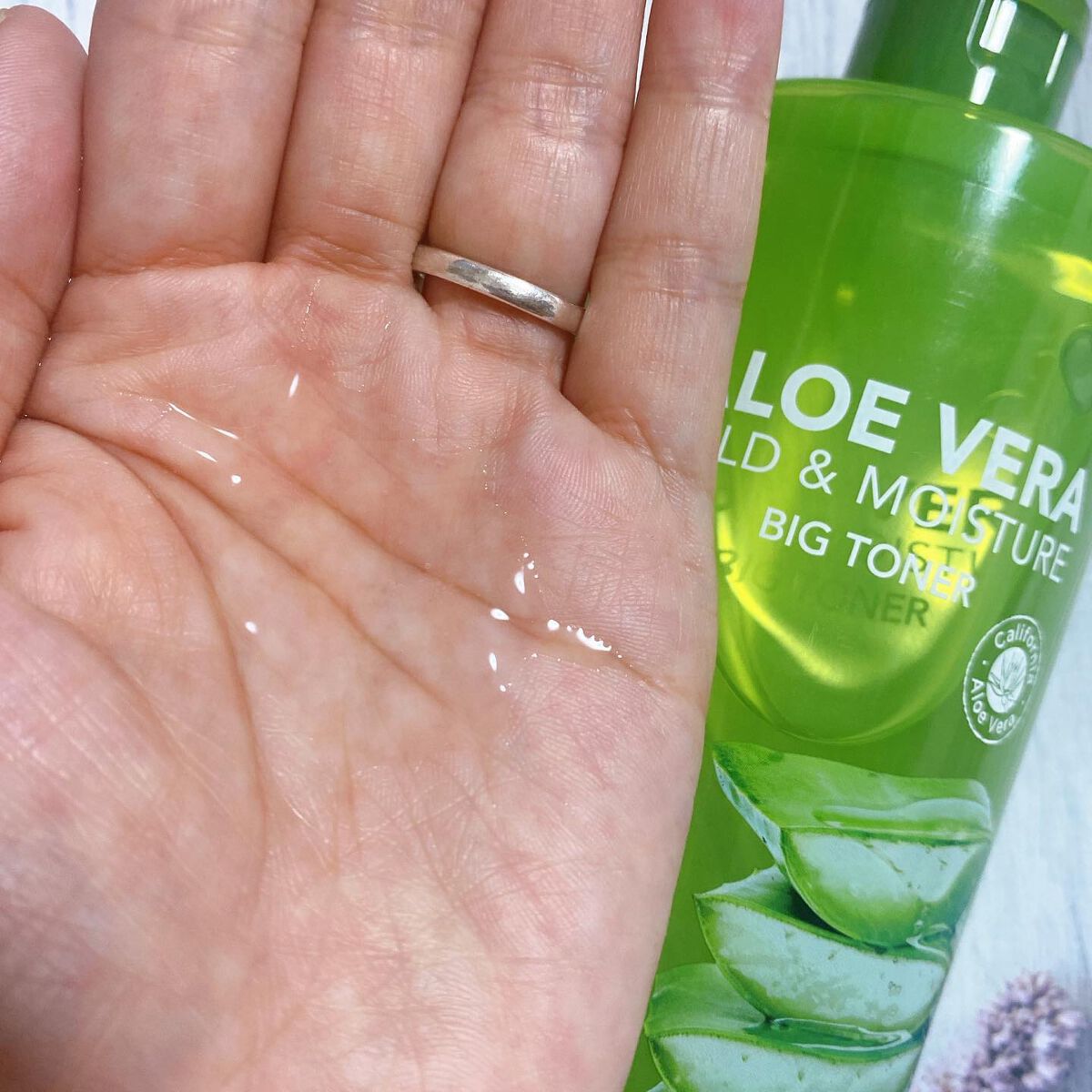 マイルド&モイスチャー アロエビッグトナー/ネイチャーリパブリック/化粧水を使ったクチコミ(2枚目)