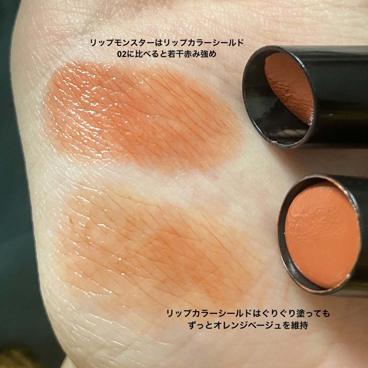 リップカラーシールド/CEZANNE/口紅を使ったクチコミ（3枚目）