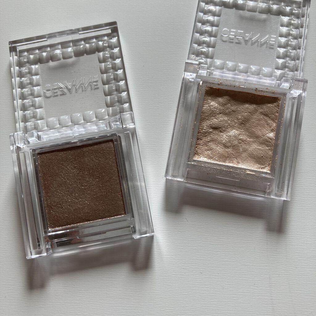 シングルカラーアイシャドウ/CEZANNE/単色アイシャドウを使ったクチコミ（2枚目）