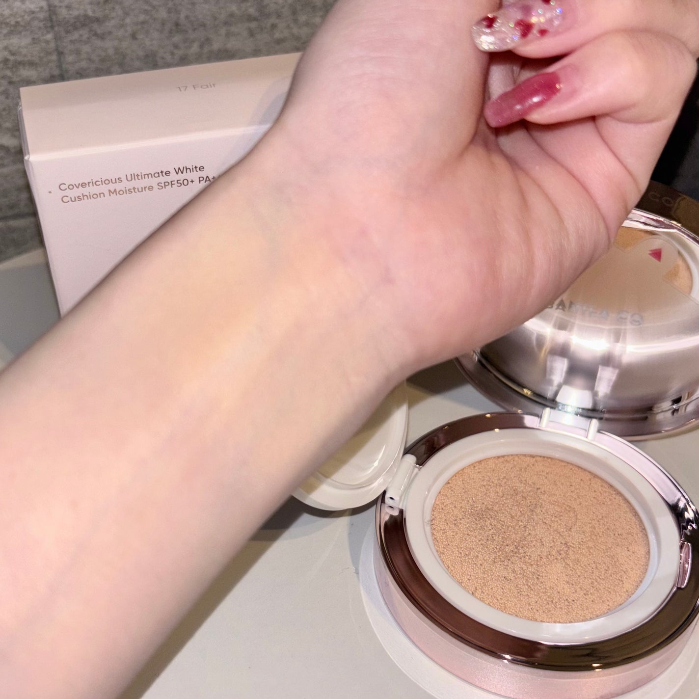 カバーリシャス アルティメット ホワイトクッション モイスチャー/BANILA CO/クッションファンデーションを使ったクチコミ(5枚目)