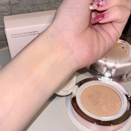 カバーリシャス アルティメット ホワイトクッション モイスチャー/BANILA CO/クッションファンデーションを使ったクチコミ(5枚目)