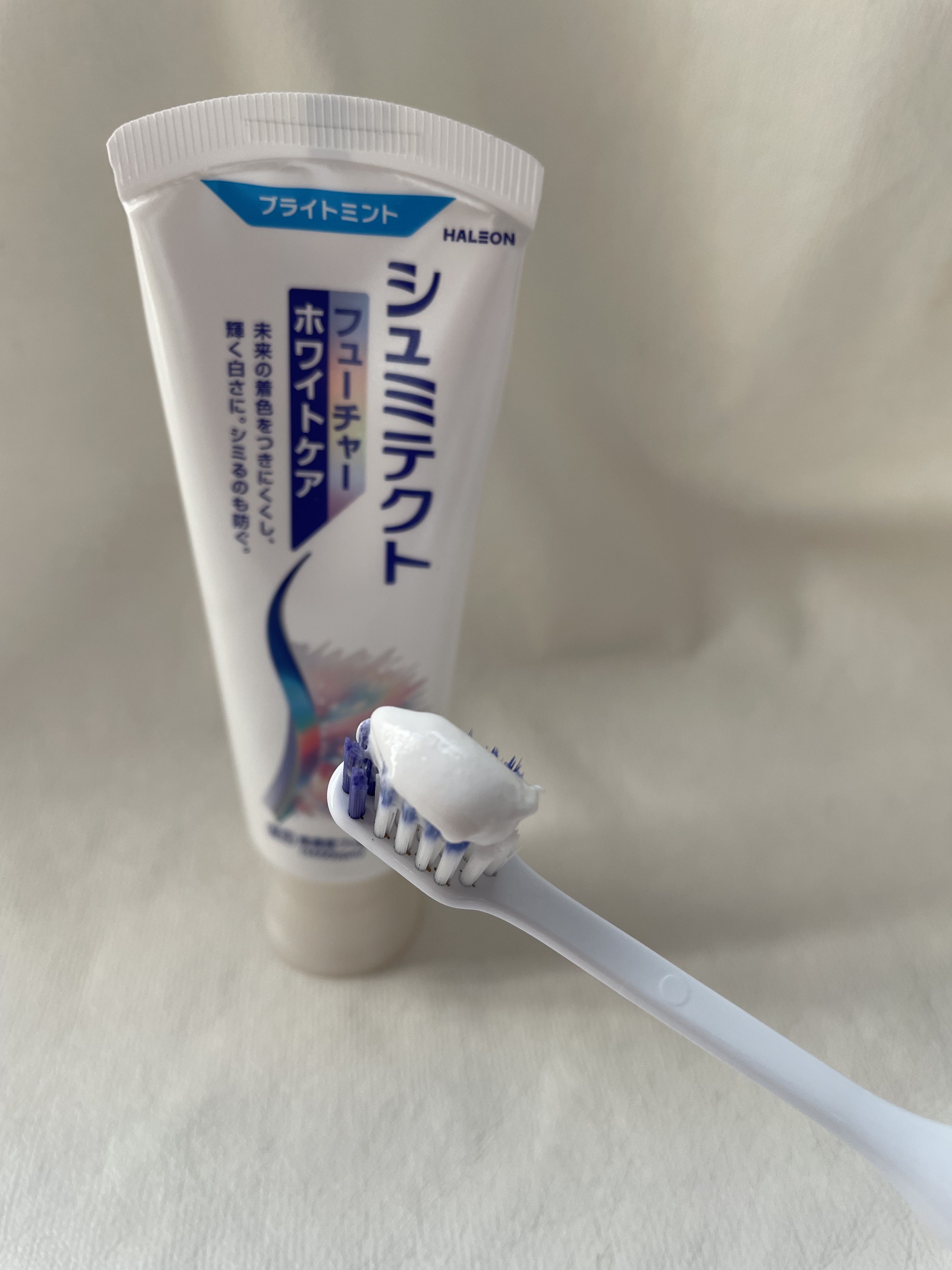 シュミテクト フューチャーホワイトケア（医薬部外品）6歳以上用/シュミテクト/歯磨き粉を使ったクチコミ（3枚目）