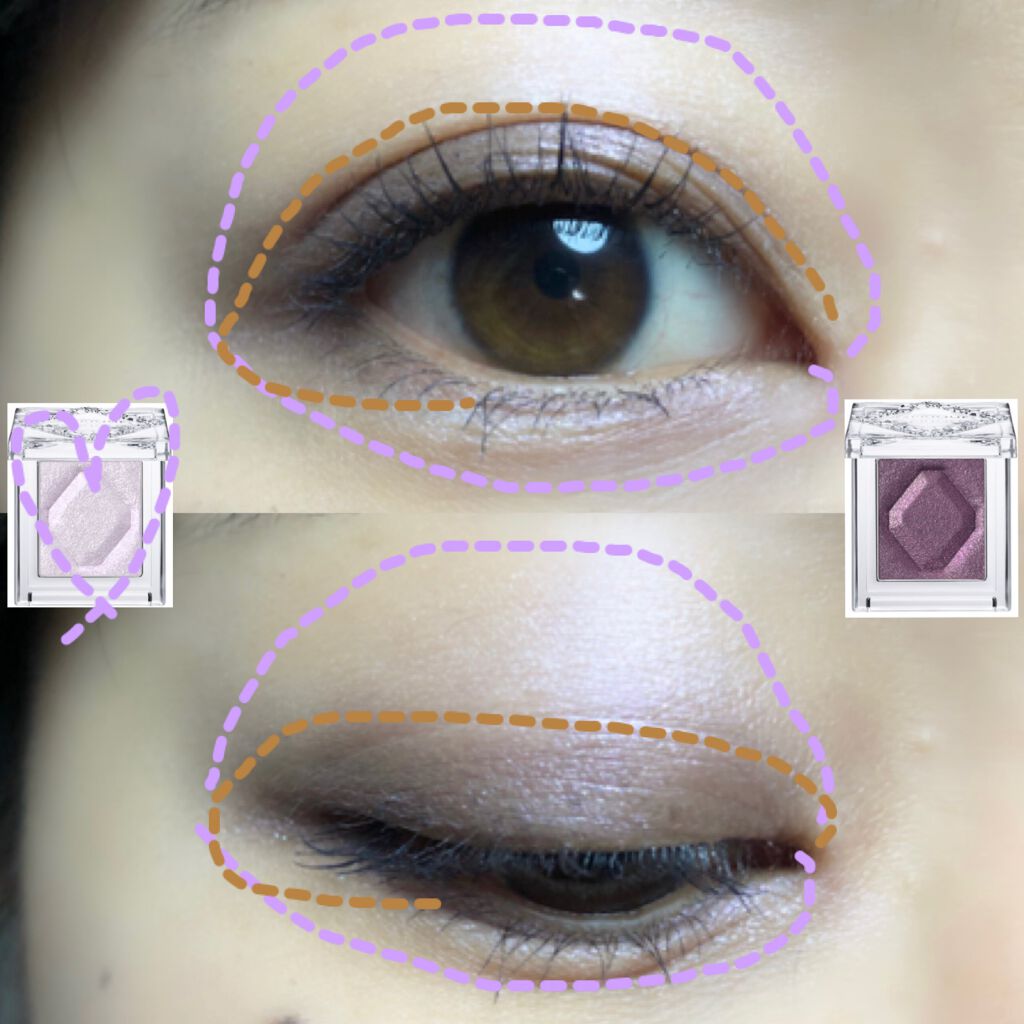 セレクト アイカラー PU100/ESPRIQUE/単色アイシャドウを使ったクチコミ（2枚目）