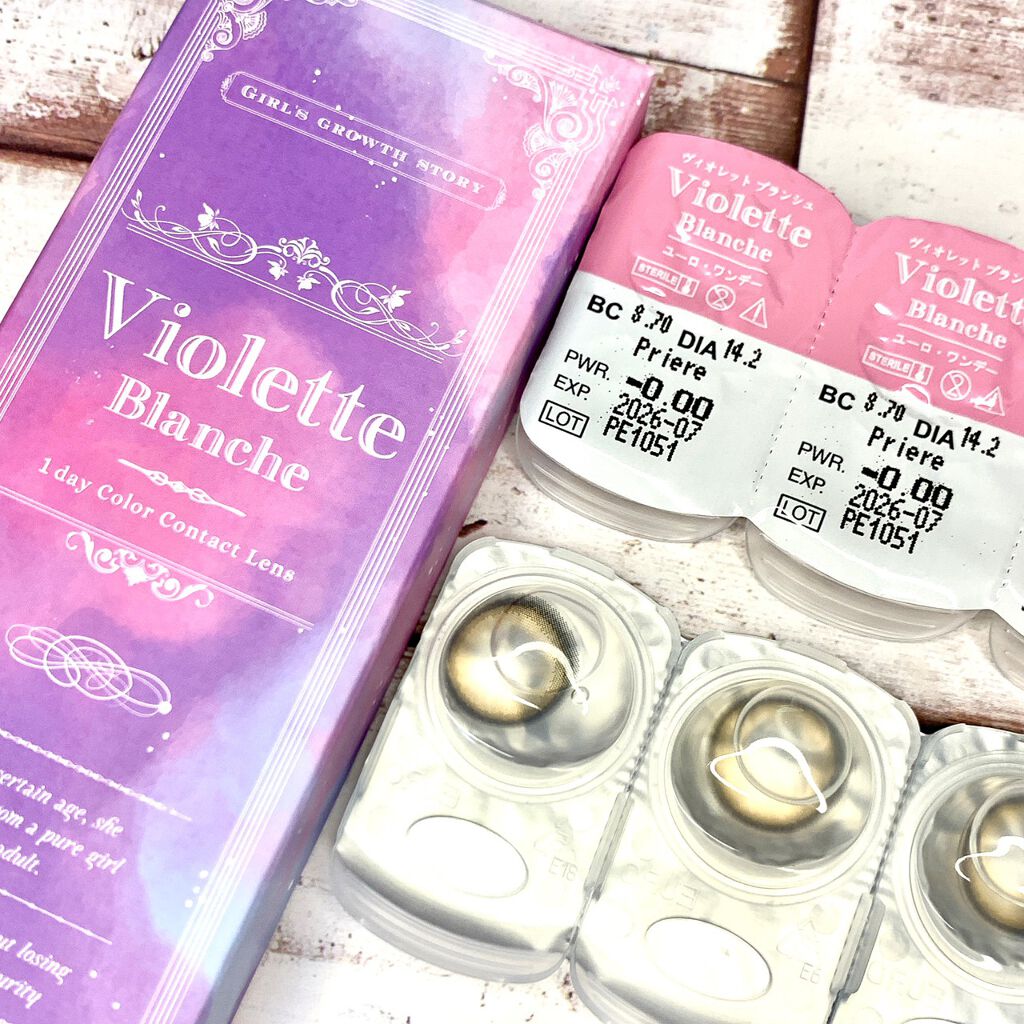 ヴィオレットブランシュ/ヴァイオレットブランシュ/カラーコンタクトレンズを使ったクチコミ（3枚目）