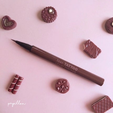 1DAY TATTOO リキッドアイライナー/K-パレット/リキッドアイライナーを使ったクチコミ(6枚目)