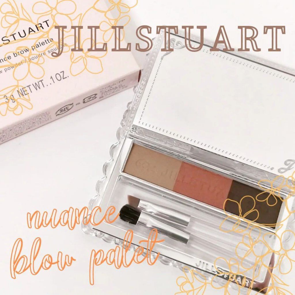 ジルスチュアート ニュアンスブロウパレット 03 orange shade/JILL STUART/パウダーアイブロウを使ったクチコミ（1枚目）