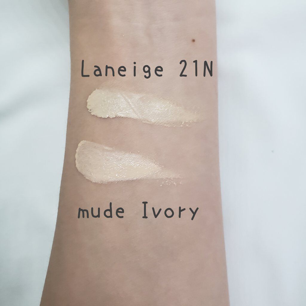 ハグクッション/mude/クッションファンデーションを使ったクチコミ(3枚目)