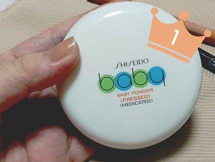 資生堂ベビーパウダー(プレスド)/ベビー/ボディパウダーを使ったクチコミ(5枚目)