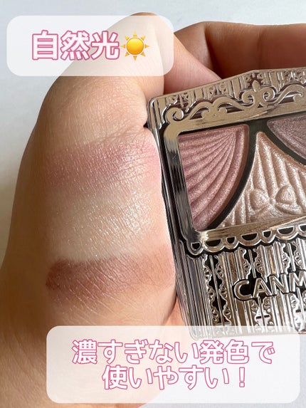 ジューシーピュアアイズ/キャンメイク/アイシャドウパレットを使ったクチコミ(3枚目)