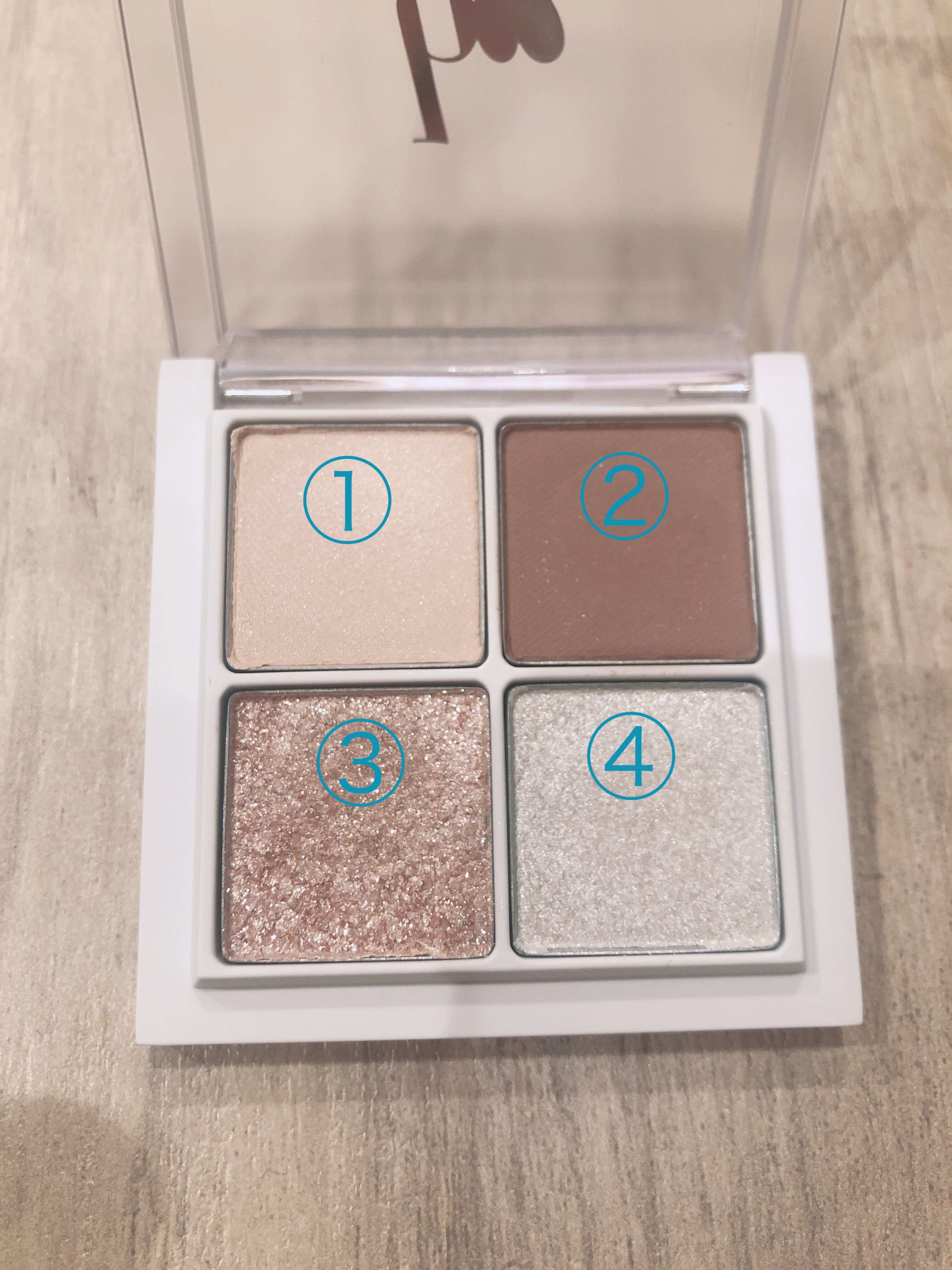 THE アイパレR/b idol/アイシャドウパレットを使ったクチコミ（2枚目）