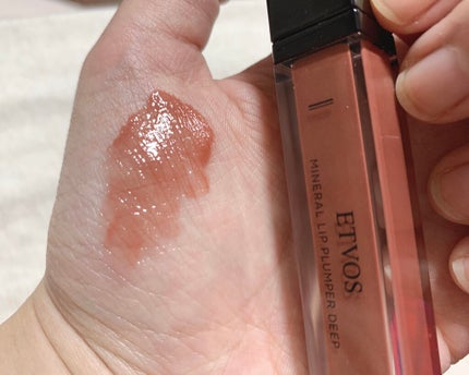 ミネラルリッププランパー ディープ ミルキーココア/エトヴォス/リッププランパーを使ったクチコミ(2枚目)