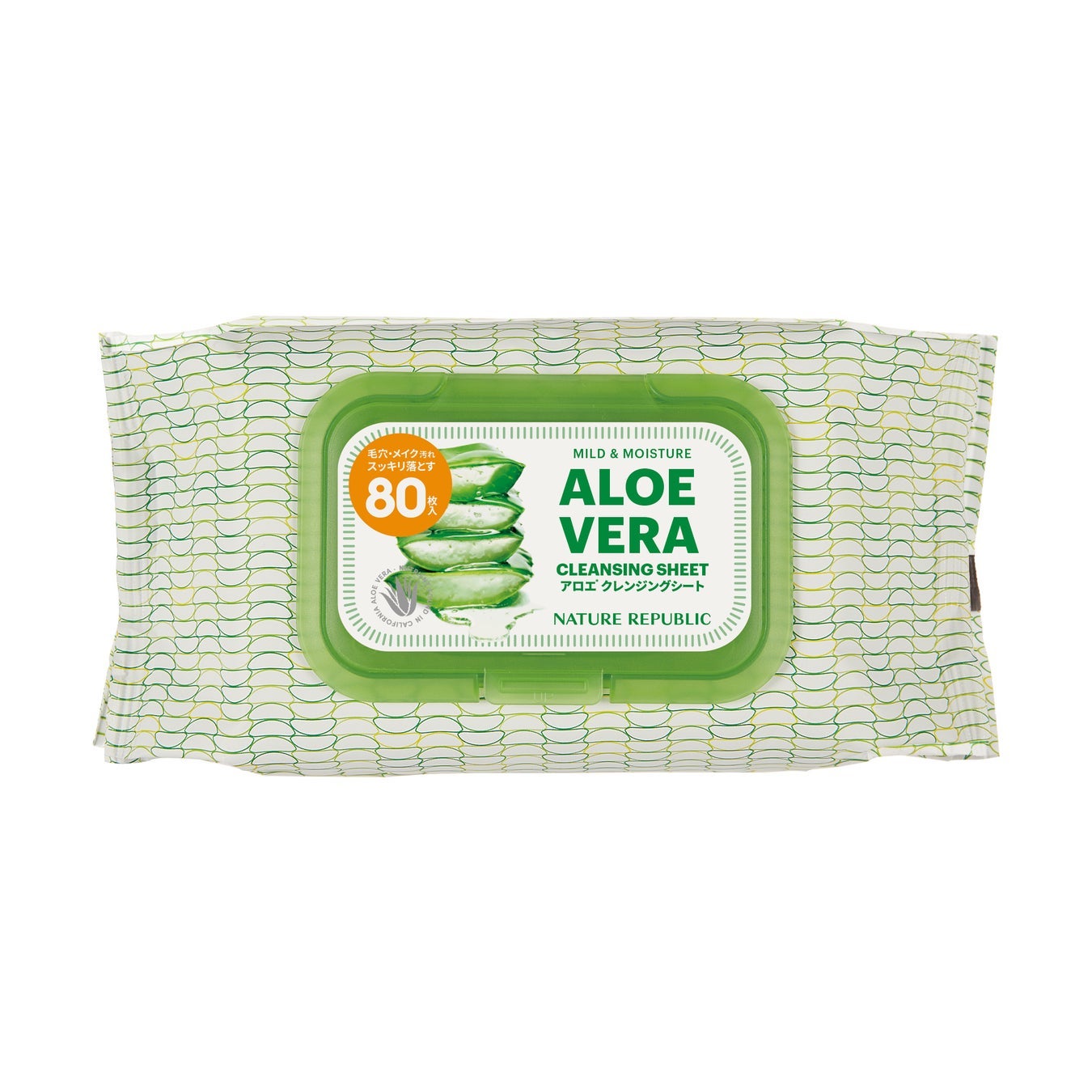マイルド&モイスチャーアロエクレンジングシート ネイチャーリパブリック