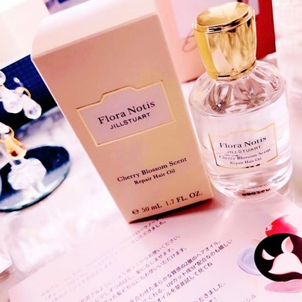 チェリーブロッサム リペアヘアオイル/Flora Notis JILL STUART/ヘアオイルを使ったクチコミ(1枚目)