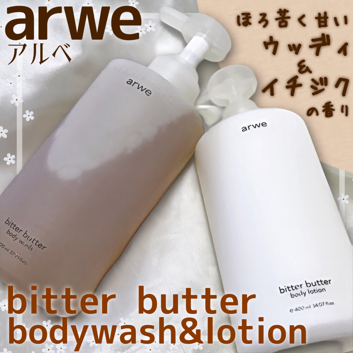 ビターバター セラミド ボディローション/arwe/ボディローションを使ったクチコミ（1枚目）