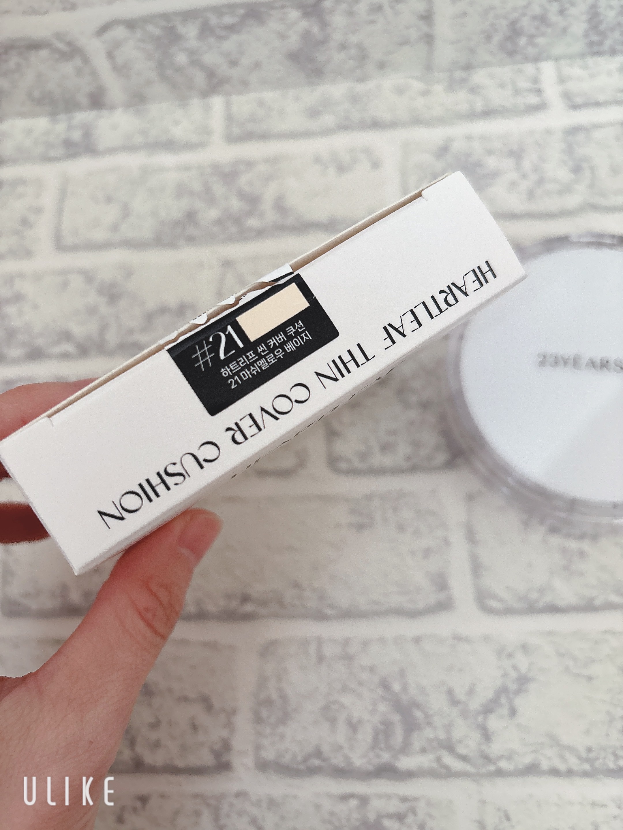 ハートリーフシーンカバークッション/23years old/クッションファンデーションを使ったクチコミ（2枚目）