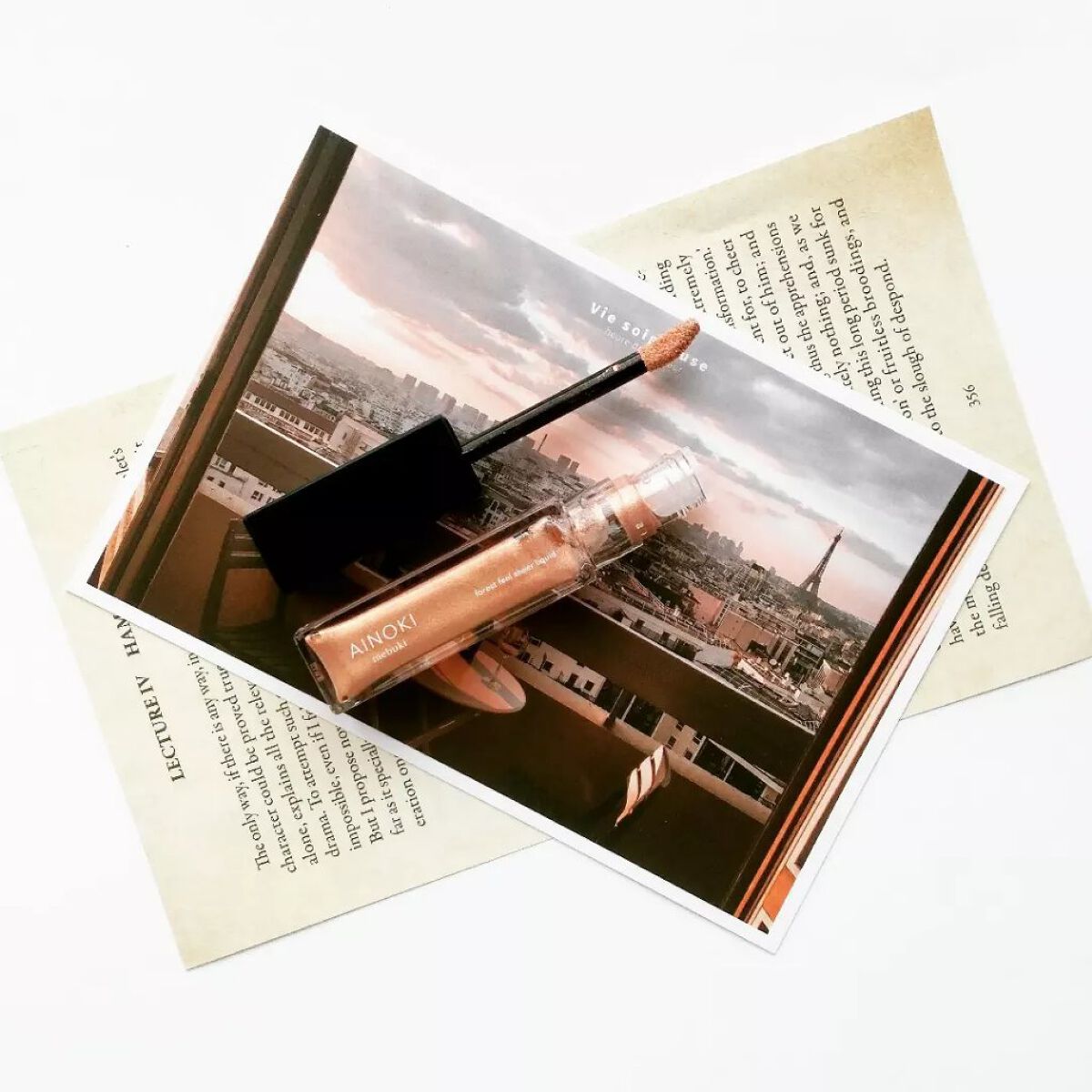 フォレスト フィール シアー リキッド 01 木漏れ日/AINOKI mebuki/リキッドアイシャドウを使ったクチコミ（2枚目）