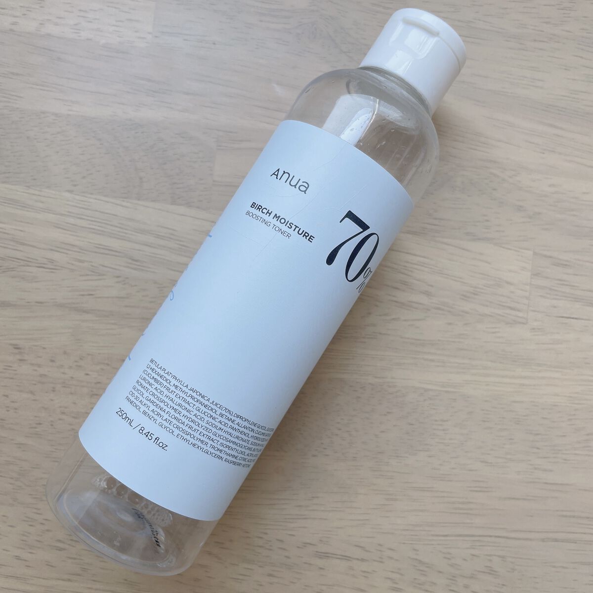 シラカバ 70% 水分ブースティングトナー/Anua/化粧水を使ったクチコミ（1枚目）