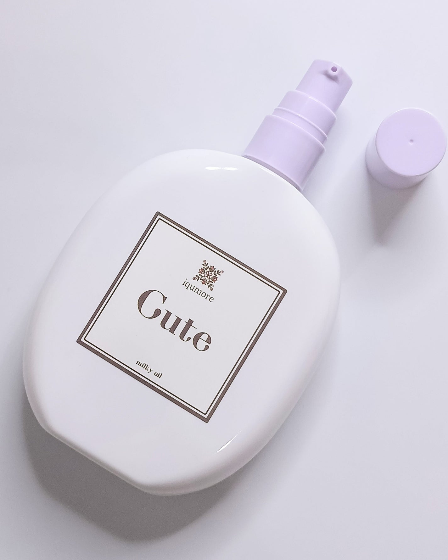 イクモアキュートミルキィオイル/iqumore/ヘアオイルを使ったクチコミ(2枚目)