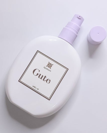 イクモアキュートミルキィオイル/iqumore/ヘアオイルを使ったクチコミ(2枚目)