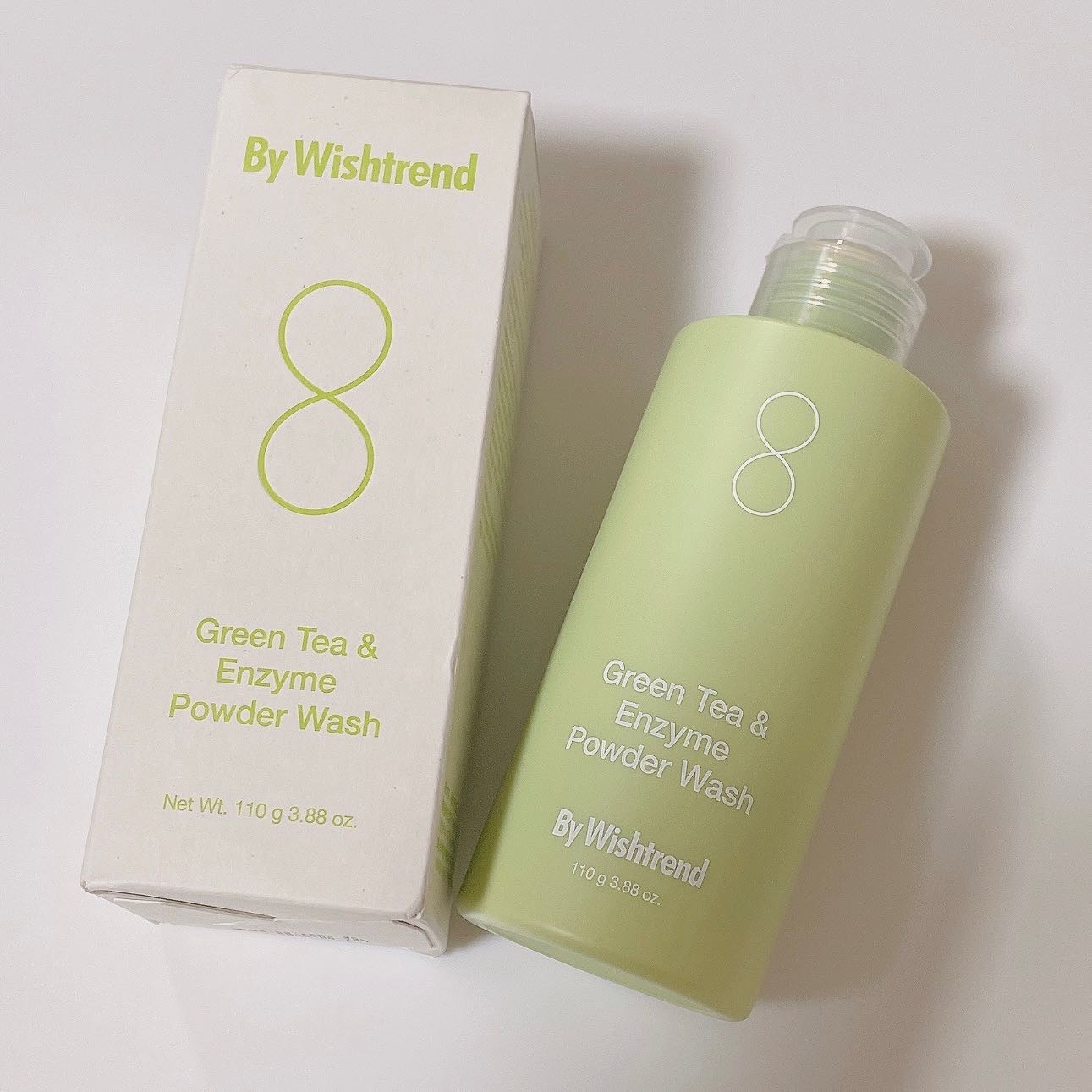 グリーンティー&エンザイムパウダーウォッシュ/By Wishtrend/洗顔パウダーを使ったクチコミ（1枚目）