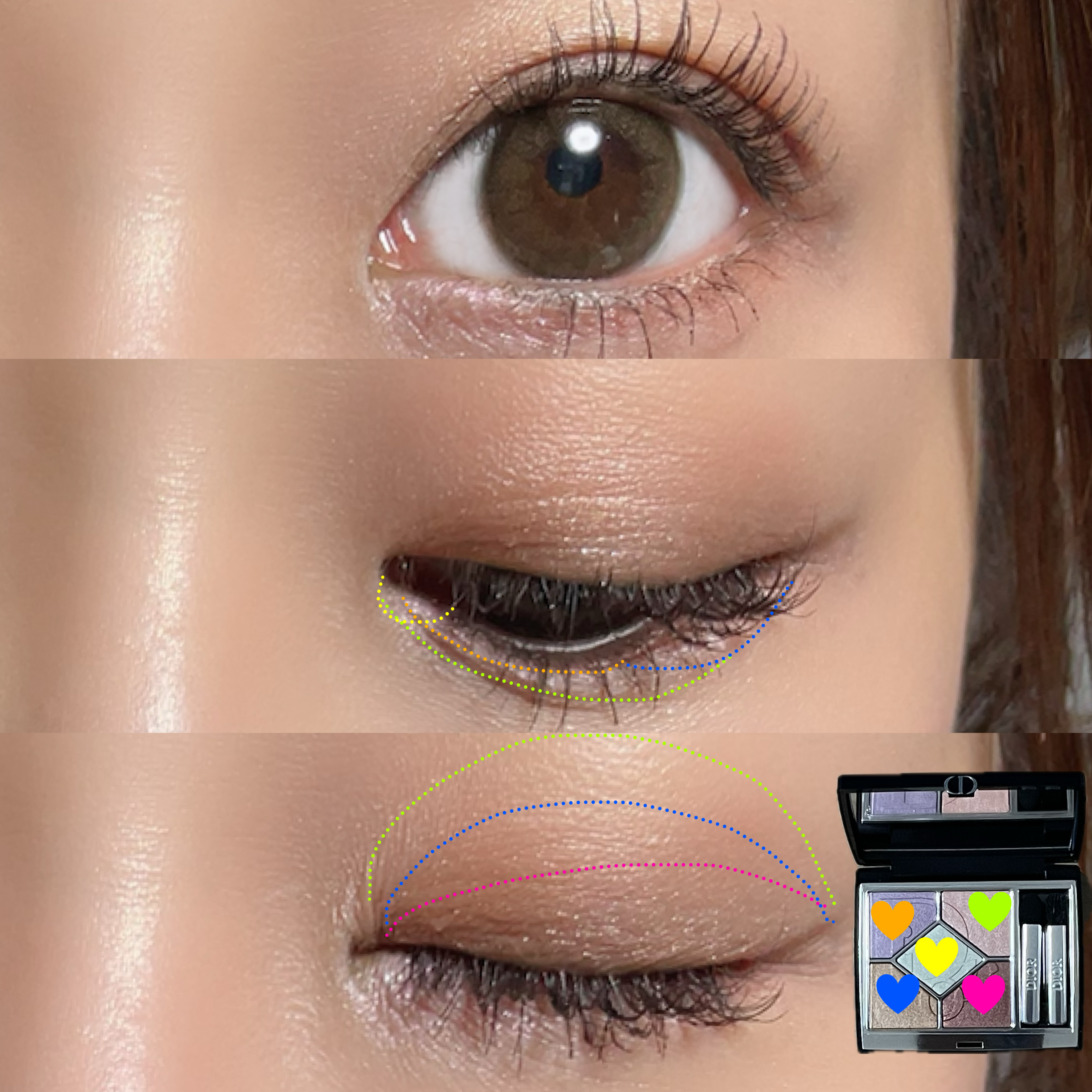 ディオールショウ サンク クルール/Dior/アイシャドウを使ったクチコミ（2枚目）