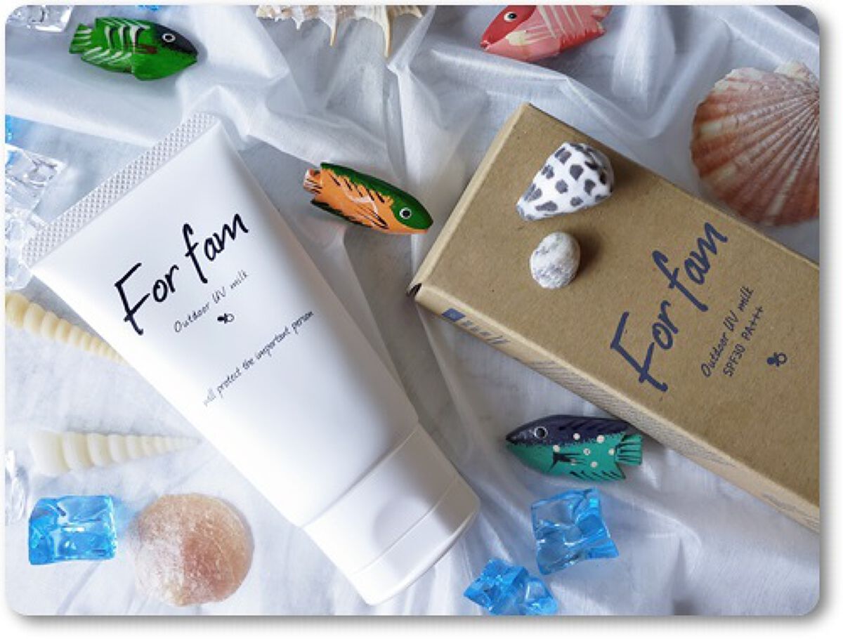 アウトドアUVミルク/For fam/日焼け止めミルクを使ったクチコミ（1枚目）