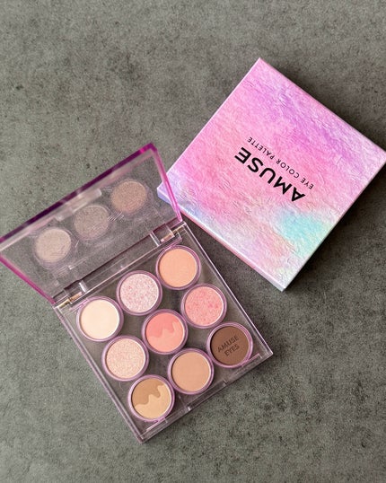 アイカラーパレット/AMUSE/アイシャドウパレットを使ったクチコミ(1枚目)