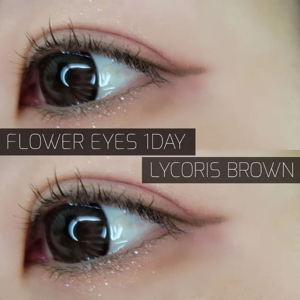 フラワーアイズ ワンデー/株式会社ビューフロンティア/ワンデー(1DAY)カラコンを使ったクチコミ(1枚目)