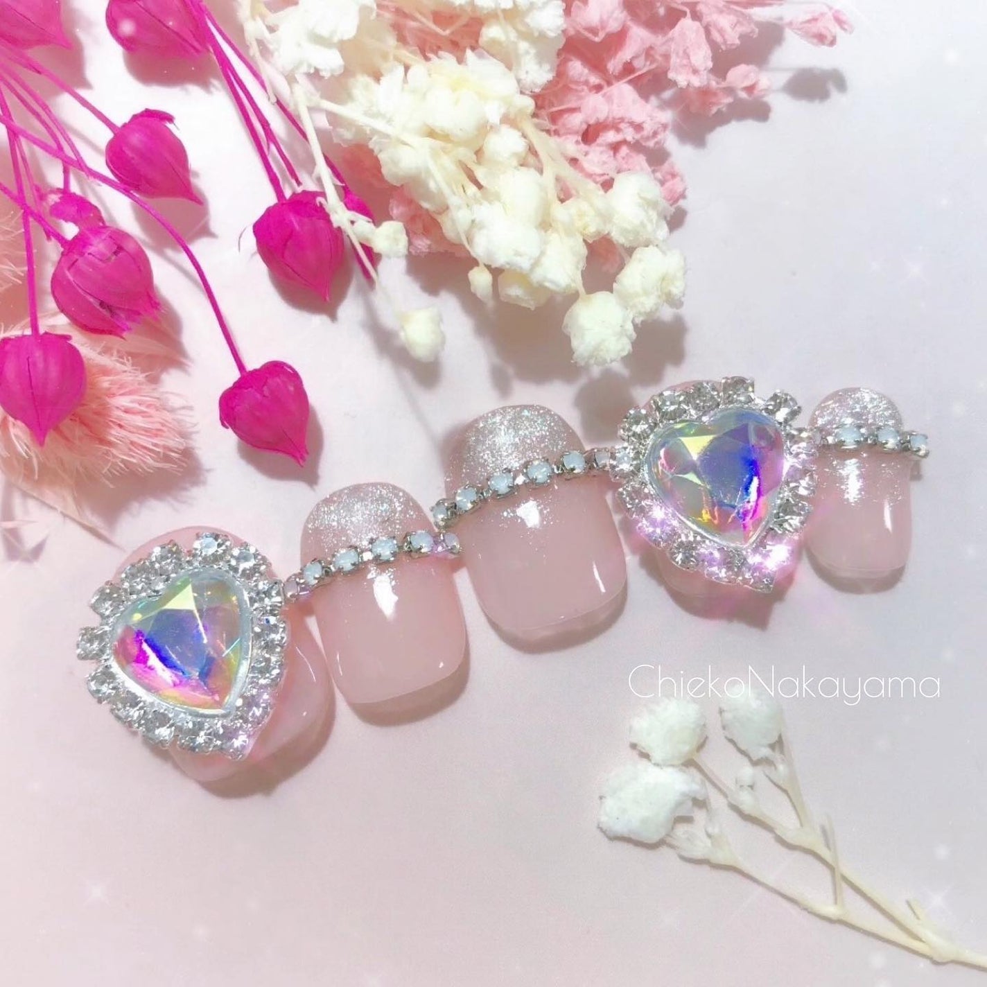 なかやまちえこ on LIPS 「ワンホンネイルショートver.⠀⠀365日ネイル38日め⠀1日..」(1枚目)