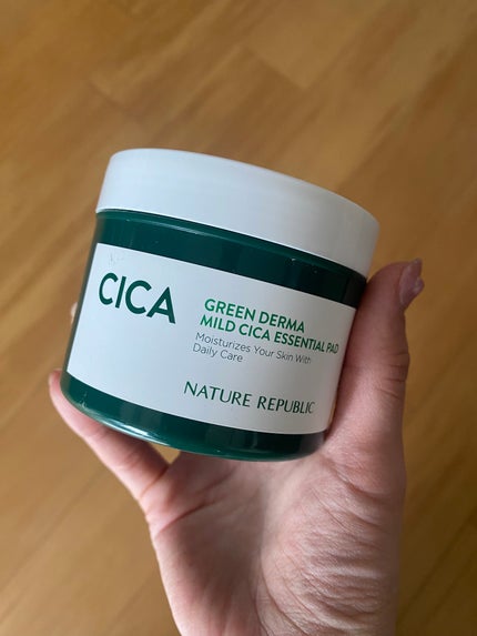 グリーンダーマCICAエッセンシャルパッド/ネイチャーリパブリック/トナーパッドを使ったクチコミ(1枚目)