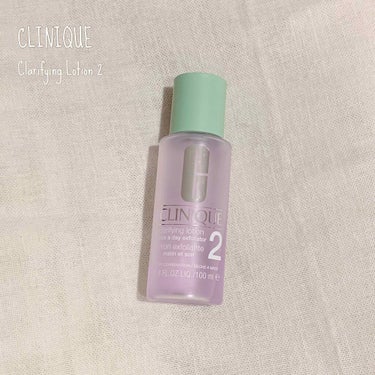 クラリファイング ローション 2 100ml/CLINIQUE/ブースター・導入液を使ったクチコミ（1枚目）