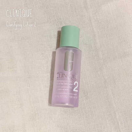 クラリファイング ローション 2/CLINIQUE/拭き取り化粧水を使ったクチコミ(1枚目)